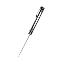 Kansept Knives Accipiter Black Titanium/Timascus & CPM-S35VN Front Flipper K1007A7 -Nc Blade 0U3A4927