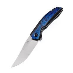 Kansept Knives Mini Accipiter Timascus S35VN & Black Front Flipper K2007A6 -Nc Blade 0U3A5323