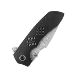 Kansept Knives Entity Damascus & Black Titanium K1036A3 -Nc Blade 0U3A6551