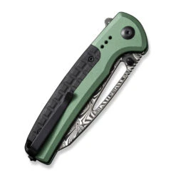 Civivi Knives Sentinel Strike Flipper Button Lock Green Aluminum W/ Black FRN & Damascus C22025B-DS1 -Nc Blade 115D11E7 DE70 4664 B7F0 756309CD32AA