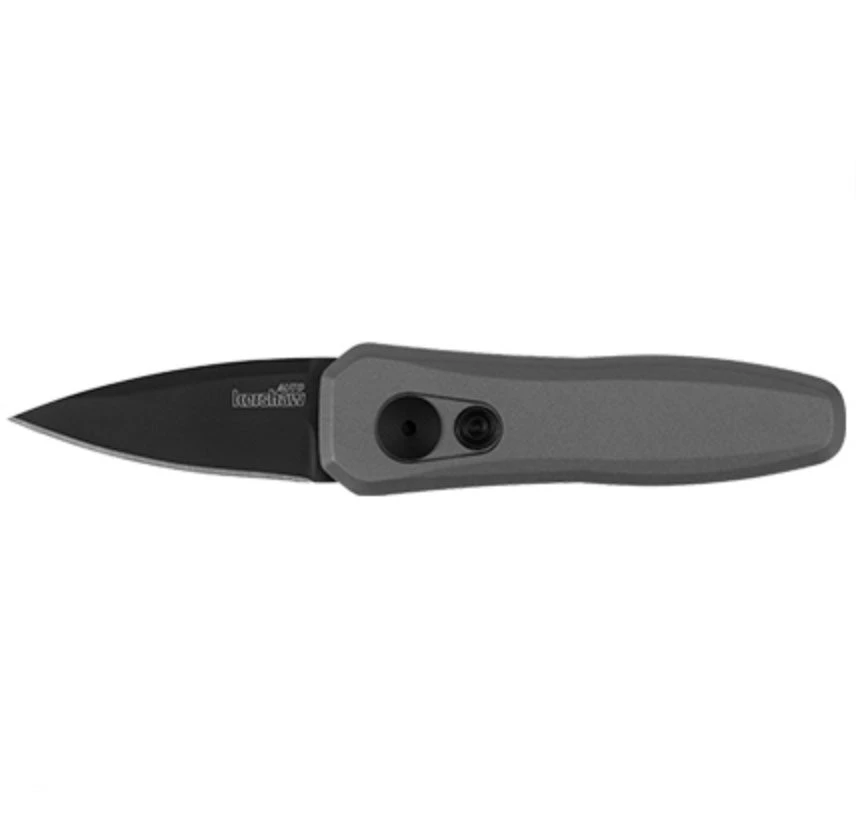 Kershaw Launch 4 Gray Aluminum Handles & Cerakote Black CPM-154 Blade Distributor Exclusive 7500GRY 1 Kershaw Launch 4 Gray Aluminum Handles & Cerakote Black CPM-154 Blade Distributor Exclusive 7500GRY