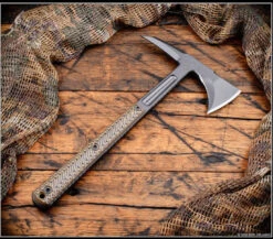 RMJ Tactical Kestrel 13" 80CRV2 Tomahawk W/ Hyena Brown G-10