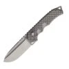 Midgards Messer Hermod Frame Lock Checkered Titanium & CPM-D2