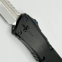 Marfione Custom Knives Combat Troodon Interceptor Mirror Polish W/ Hefted Black Handle & Blue Ringed Hardware -Nc Blade 6A6DD5D2 E759 403E A191 89384D9C684E fbd3505f 7cab 474f b394 96bb93aa3483