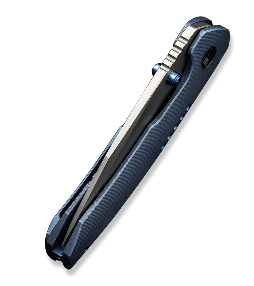 We Knife Trogon Blue Titanium & Bead Blast CPM-20CV WE22002B-1 5 We Knife Trogon Blue Titanium & Bead Blast CPM-20CV WE22002B-1 - Image 5