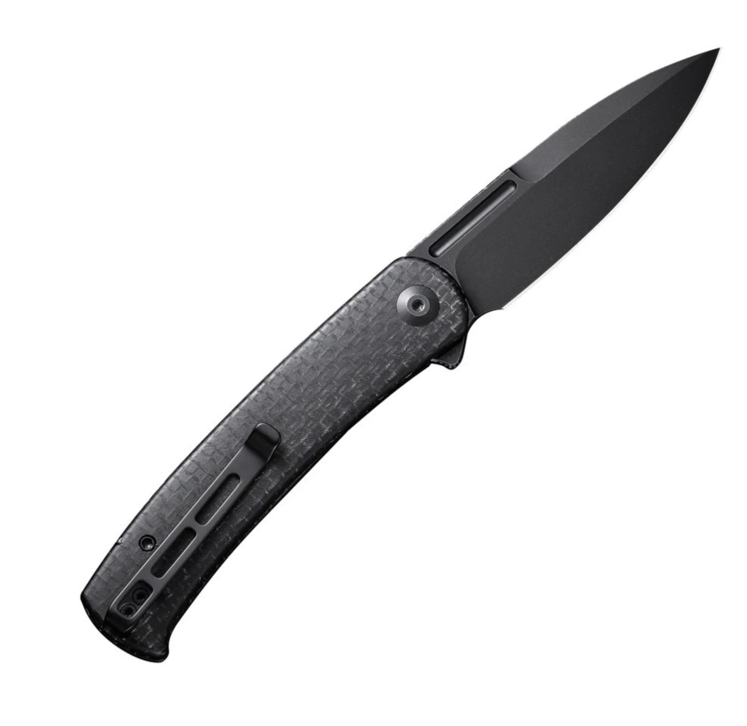 Civivi Caetus Black Burlap Micarta & Black Stonewash 14C28N C21025C2 2 Civivi Caetus Black Burlap Micarta & Black Stonewash 14C28N C21025C2 - Image 2