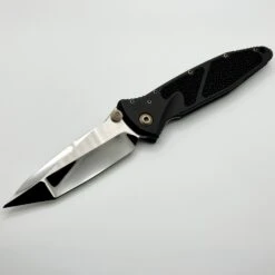 Marfione Custom Knives Socom Elite M/A Star Grind Mirror Polished Tanto W/ Stingray Inlay & Bronze Hardware PRE OWNED
