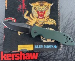 Kershaw Emerson CQC-5K Liner Lock Knife Green G-10 (3" Black) 6074OLBLK