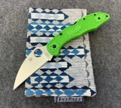 Spyderco Salt 2 Green Wharncliffe (C88FPWCGR2)