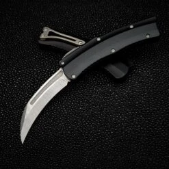 Heretic ROC W/ Stonewash Magnacut & Black Handle H060-2A