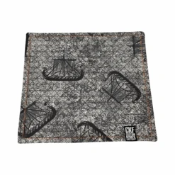 Custom Knife Factory Super EDC Hank Cotton + Micro Suede: Viking Boat