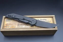 Jake Hoback OD Green Micarta & DLC Radford -Nc Blade IMG 2790