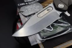 Medford Knife Fighter Flipper USMC PVD & S35 Tumbled 107-051 -Nc Blade IMG 2853