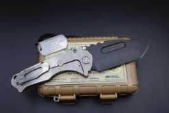 Medford Knife Praetorian G Tanto PVD CPM-D2 & Coyote Tan G10 -Nc Blade IMG 2911
