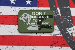 Medford Don’t Bring A Gun To A Knife Fight Patch