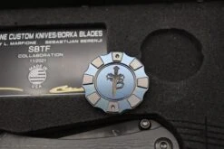 Marfione Custom Borka Blades SBTF DLC Carboquartz Handle & Star Grind Tanto DLC & HiTex Chip NYCKS 28 Marfione Custom Borka Blades SBTF DLC Carboquartz Handle & Star Grind Tanto DLC & HiTex Chip NYCKS -Nc Blade IMG 4528