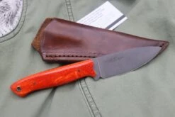 J.C Provost Custom DP Skinner 3.5” CPM-154 Juma Magma -Nc Blade IMG 4601