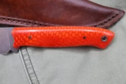 J.C Provost Custom DP Skinner 3.5” CPM-154 Juma Magma -Nc Blade IMG 4607