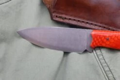 J.C Provost Custom DP Skinner 3.5” CPM-154 Juma Magma -Nc Blade IMG 4608