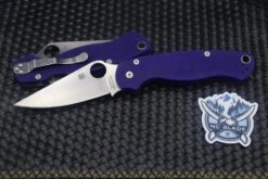 Spyderco Paramilitary 2 S110V Dark Blue C81GPDBL2