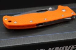 Demko AD20.5 Clip Point & Orange Grivory -Nc Blade IMG 6136