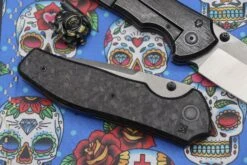 Custom Knife Factory Yeti521454 Chimera M390 Zirc Carbon Fiber W/ Zircuti Clip -Nc Blade IMG 6144