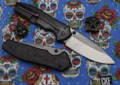 Custom Knife Factory Yeti521454 Chimera M390 Zirc Carbon Fiber W/ Zircuti Clip -Nc Blade IMG 6145
