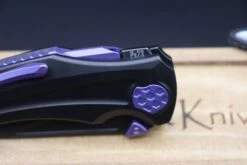 Jake Hoback Knives Sumo DLC Black Handle & Blade With Purple Anodized Accents 15 Jake Hoback Knives Sumo DLC Black Handle & Blade With Purple Anodized Accents -Nc Blade IMG 6226