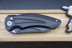 Jake Hoback Knives Sumo DLC Black Handle & Blade With Purple Anodized Accents 17 Jake Hoback Knives Sumo DLC Black Handle & Blade With Purple Anodized Accents -Nc Blade IMG 6228