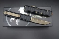Microtech UTX-85 2 T/E Signature Series Apocalyptic Bronze Standard 233II-13APS -Nc Blade IMG 6439