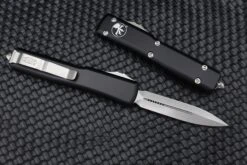 Microtech Ultratech D/E Stonewash Full Serrated 122-12 -Nc Blade IMG 6455