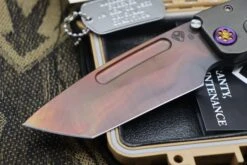Medford Marauder H PVD Handles W/ Flamed Hardware & S35VN Vulcan Tanto -Nc Blade IMG 6533