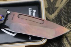 Medford Marauder H PVD Handles W/ Flamed Hardware & S35VN Vulcan Tanto -Nc Blade IMG 6536