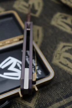 Medford Marauder H "Peaks & Valleys" Handles W/ Bronze Hardware & S35VN Vulcan Tanto 18 Medford Marauder H "Peaks & Valleys" Handles W/ Bronze Hardware & S35VN Vulcan Tanto -Nc Blade IMG 6551