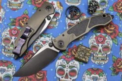Custom Knife Factory & Marfione Custom Knives Collaboration Sokosha Two Tone DLC/Satin M390