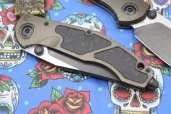 Custom Knife Factory & Marfione Custom Knives Collaboration Sokosha Two Tone DLC/Satin M390 -Nc Blade IMG 6591