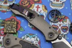 Custom Knife Factory & Marfione Custom Knives Collaboration Sokosha Two Tone DLC/Satin M390 -Nc Blade IMG 6594