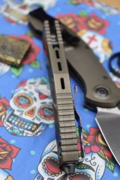 Custom Knife Factory & Marfione Custom Knives Collaboration Sokosha Two Tone DLC/Satin M390 -Nc Blade IMG 6595