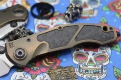 Custom Knife Factory & Marfione Custom Knives Collaboration Sokosha Satin M390 -Nc Blade IMG 6602