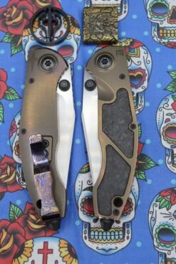 Custom Knife Factory & Marfione Custom Knives Collaboration Sokosha Satin M390 -Nc Blade IMG 6611