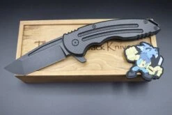 Jake Hoback Knives Husky Black & Carbon Fiber Nitro-V DLC