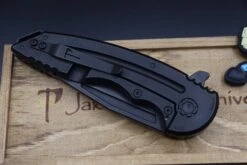 Jake Hoback Knives Husky Black & Carbon Fiber Nitro-V DLC -Nc Blade IMG 6699