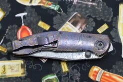 Custom Knife Factory & Marfione Custom Knives Collaboration Sokosha Damasteel & Zircuti One-Off -Nc Blade IMG 7492