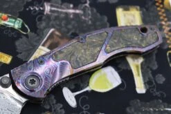 Custom Knife Factory & Marfione Custom Knives Collaboration Sokosha Damasteel & Zircuti One-Off -Nc Blade IMG 7500