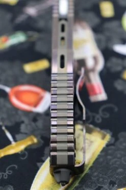 Custom Knife Factory & Marfione Custom Knives Collaboration Sokosha Damasteel & Zircuti One-Off -Nc Blade IMG 7501