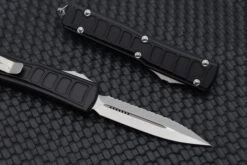 Microtech Ultratech 2 II D/E Signature Series Stonewash Full Serrated 122II-12S -Nc Blade IMG 7667