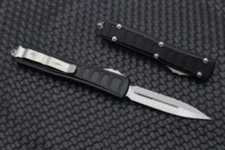 Microtech Ultratech 2 II D/E Signature Series Stonewash Full Serrated 122II-12S -Nc Blade IMG 7668