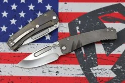 Medford Midi Marauder Hand Satin S35 Drop Point W/ PVD Handles