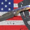 Medford Praetorian Slim PVD S35VN Tanto & Flamed Handle W/ Bronze