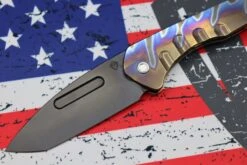 Medford Praetorian Slim PVD S35VN Tanto & Flamed Handle W/ Bronze -Nc Blade IMG 8656